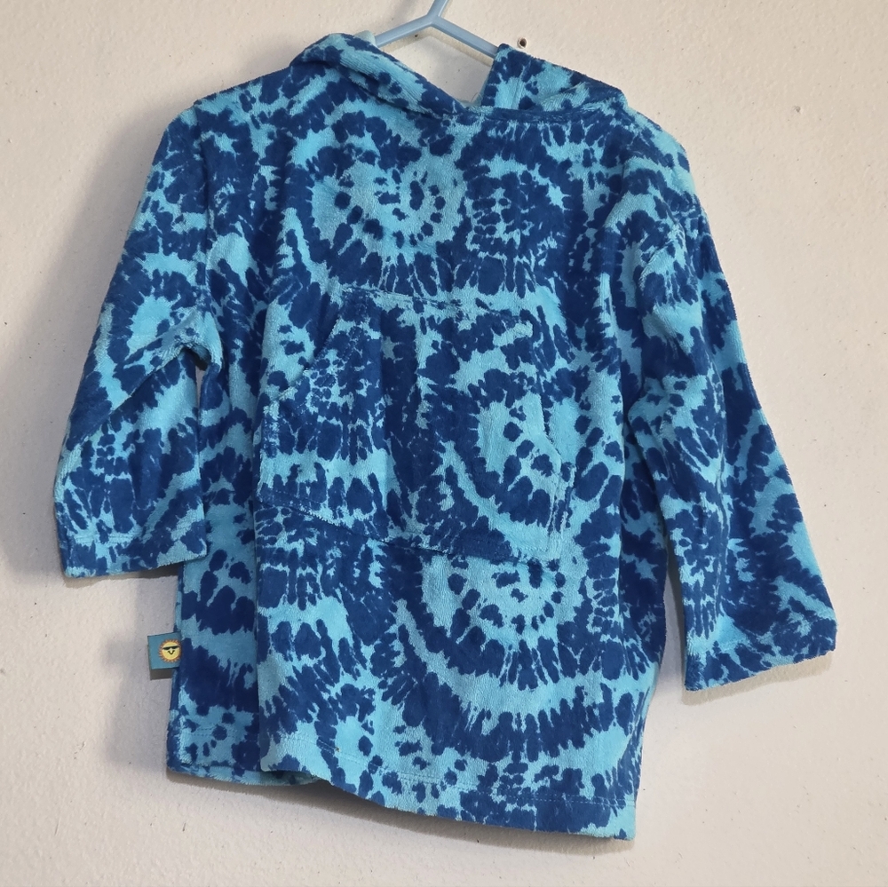 One Step Ahead Blue Tie-Dye Kids Hoodie (0269)